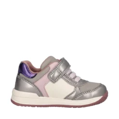 RISHON Sneakers Bambina Argento e Rosa