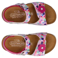 Sandali Bambina Fucsia-Glicine