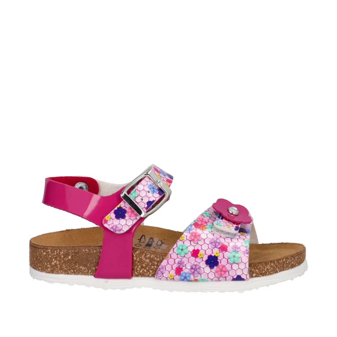 Sandali Bambina Fucsia-Glicine