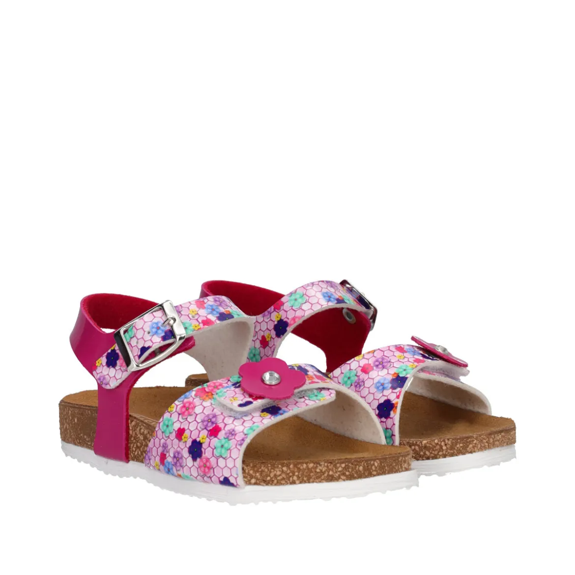 Sandali Bambina Fucsia-Glicine