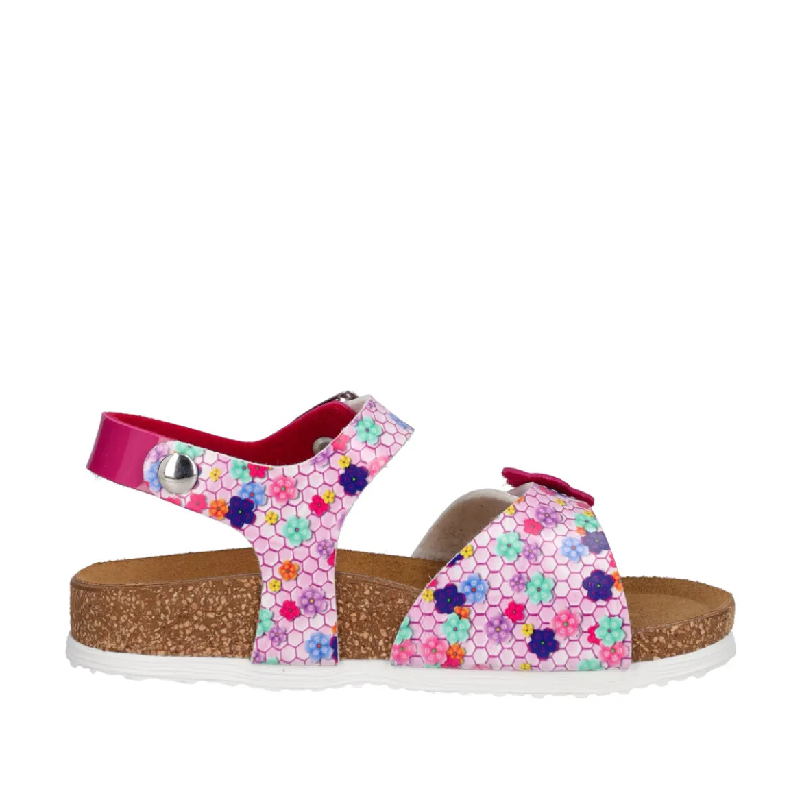 Sandali Bambina Fucsia-Glicine