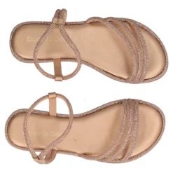 Sandali Bambina Oro Rosa