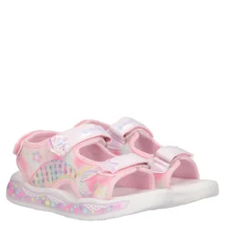 Sandali Bambina Rosa con Luci