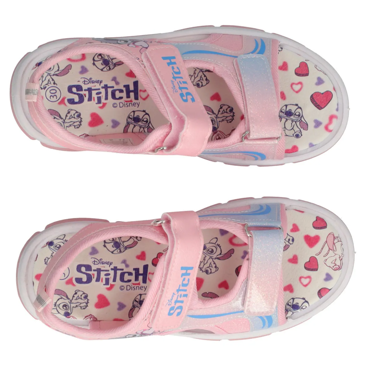 Sandali Bambina Rosa Lilo & Stitch con luci