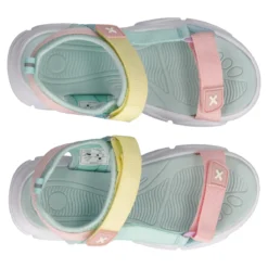Sandali Bambina Verde Acqua, Rosa e Gialli