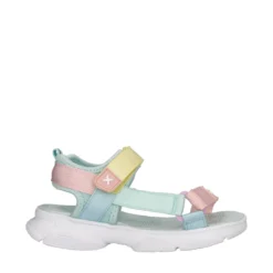 Sandali Bambina Verde Acqua, Rosa e Gialli