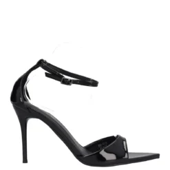 Sandali con Tacchi Donna Neri in Vernice