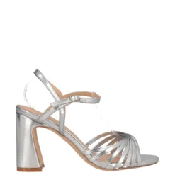 Sandali con Tacco Donna Argento