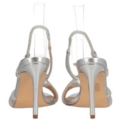 Sandali con Tacco Donna Argento