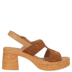 Sandali con Tacco Donna Beige