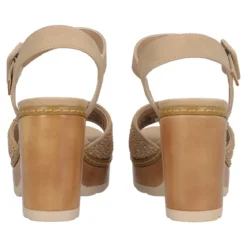 Sandali con Tacco Donna Beige