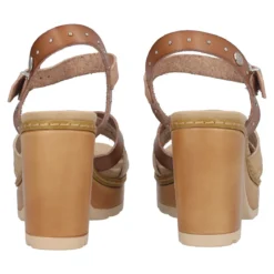 Sandali con Tacco Donna Beige