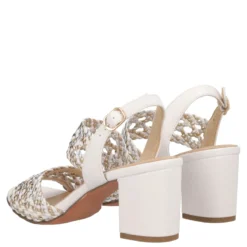 Sandali con Tacco Donna Bianche
