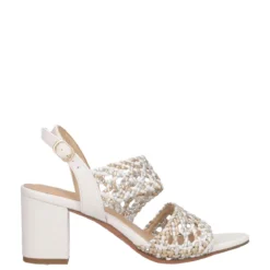 Sandali con Tacco Donna Bianche