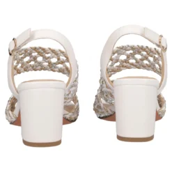 Sandali con Tacco Donna Bianche