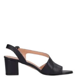 Sandali con Tacco Donna Blu in Pelle