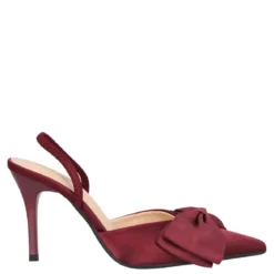 Sandali con Tacco Donna Bordeaux