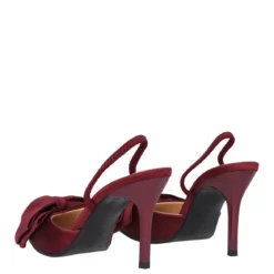 Sandali con Tacco Donna Bordeaux