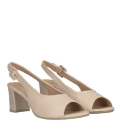 Sandali con Tacco Donna Crema