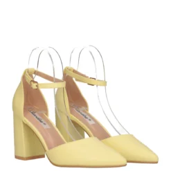 Sandali con tacco Donna Gialli