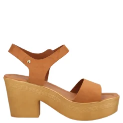 Sandali con Tacco Donna Marroni