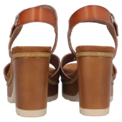 Sandali con Tacco Donna Marroni