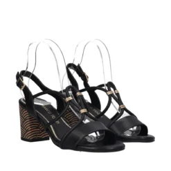 Sandali con Tacco Donna Nere