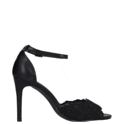 Sandali con tacco 10 Donna Neri