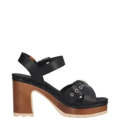 Sandali con Tacco Donna Neri