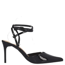 Sandali con Tacco Donna Neri in Vernice