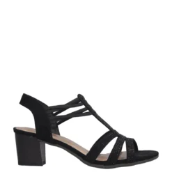 Sandali con Tacco Donna Nero