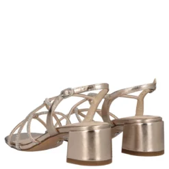 Sandali con Tacco Donna Oro