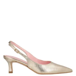 Sandali con Tacco Donna Oro