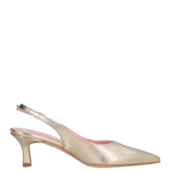 Sandali con Tacco Donna Oro