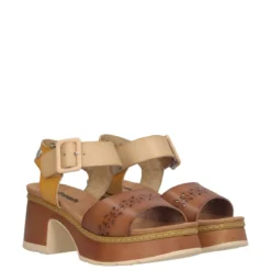 Sandali con Tacco Donna Taupe
