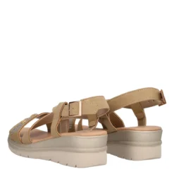 Sandali con Zeppa Donna Beige