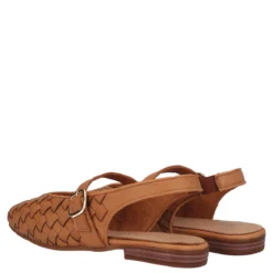 Sandali Donna Camel in Pelle