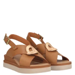 Sandali Donna Color Cuoio