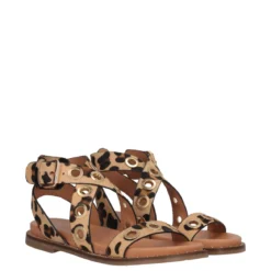 Sandali Donna Leopard