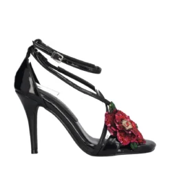 Sandali Donna Neri con Taccho 10 cm