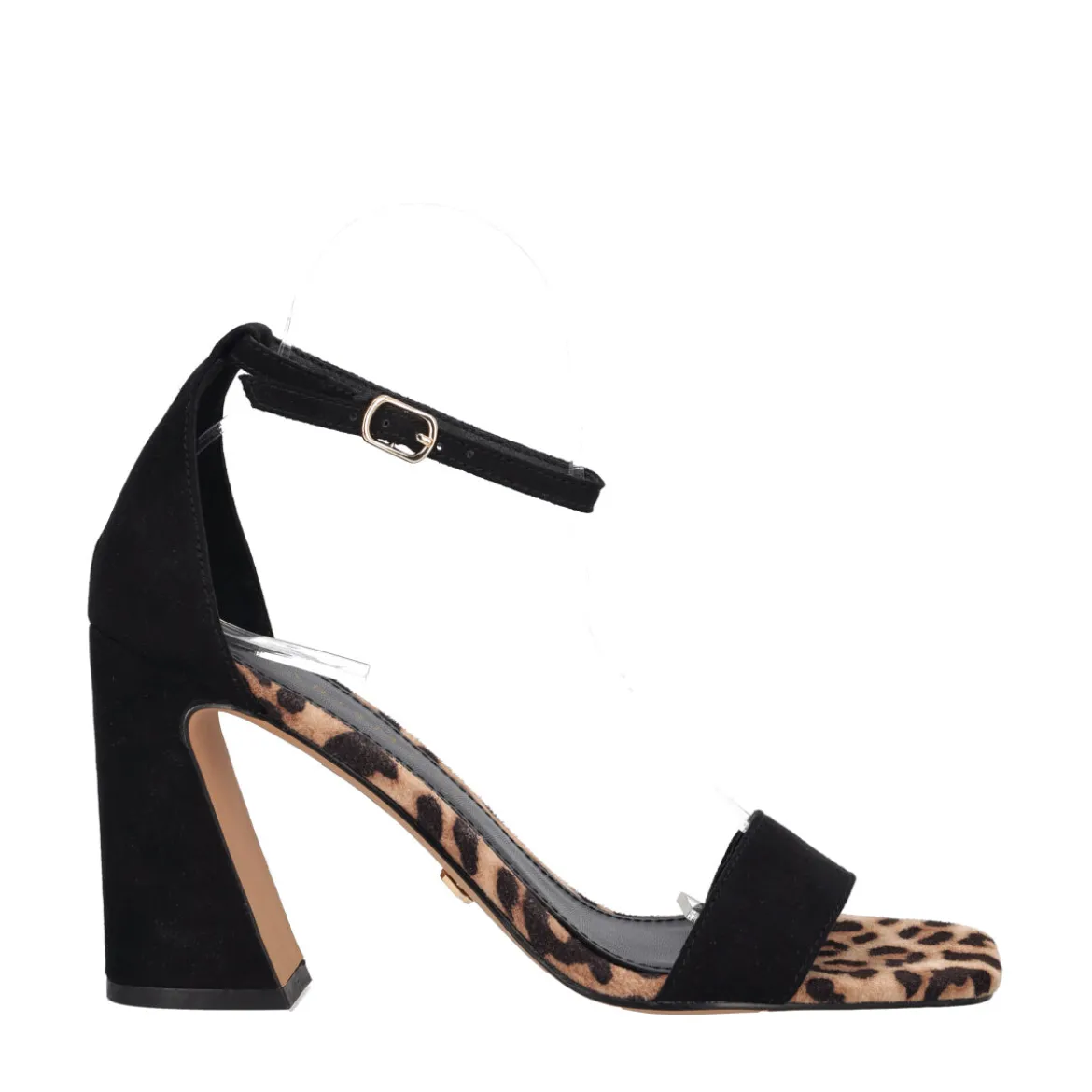 Sandali Donna Neri e Animalier Tacco alto 9 cm