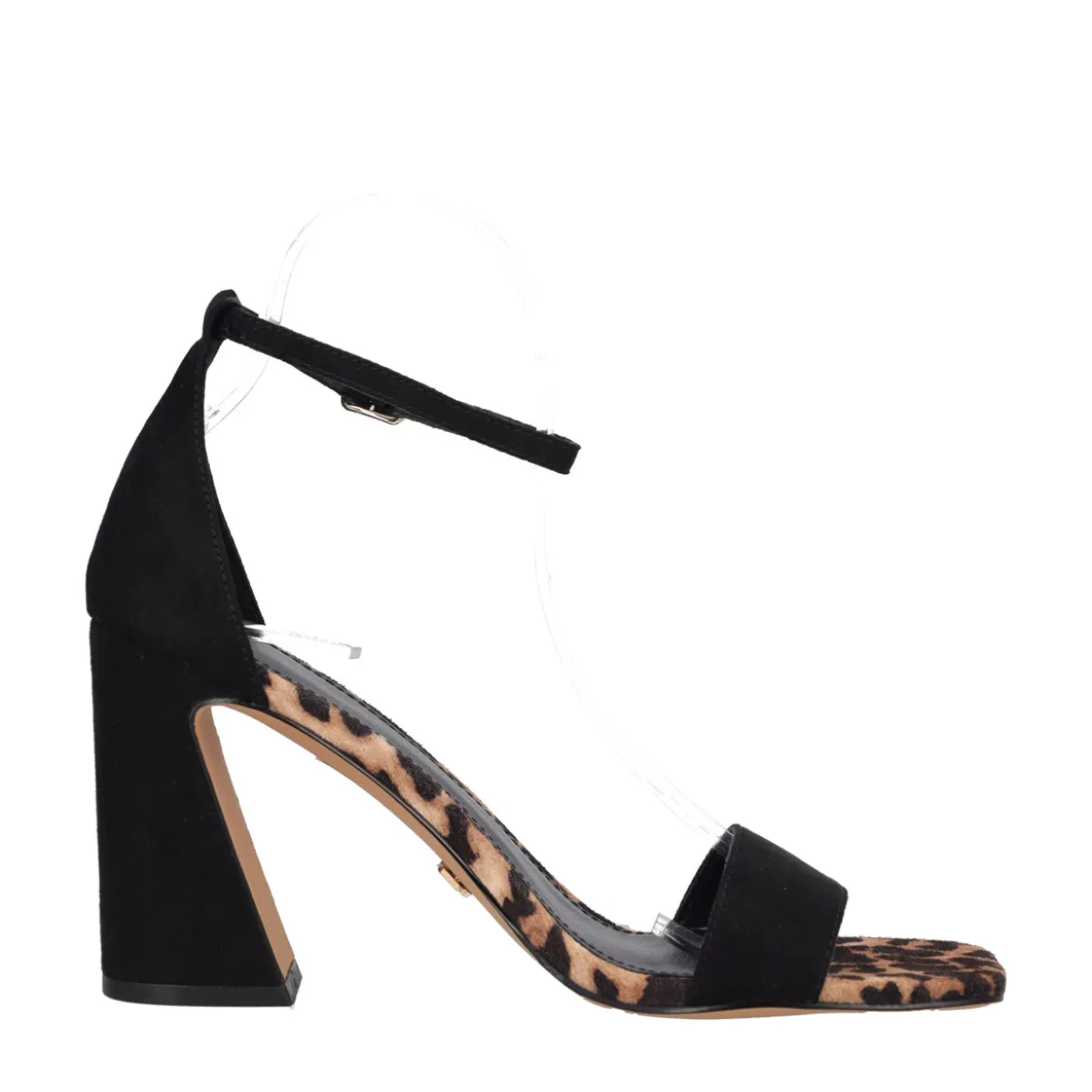 Sandali Donna Neri e Animalier Tacco alto 9 cm