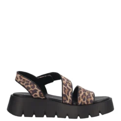 Sandali Donna Neri e Leopard