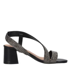 Sandali Donna Neri Tacco alto 6 cm