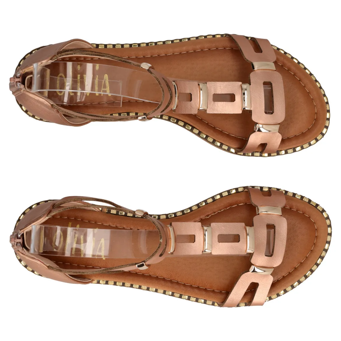 Sandali Donna Oro Rosa