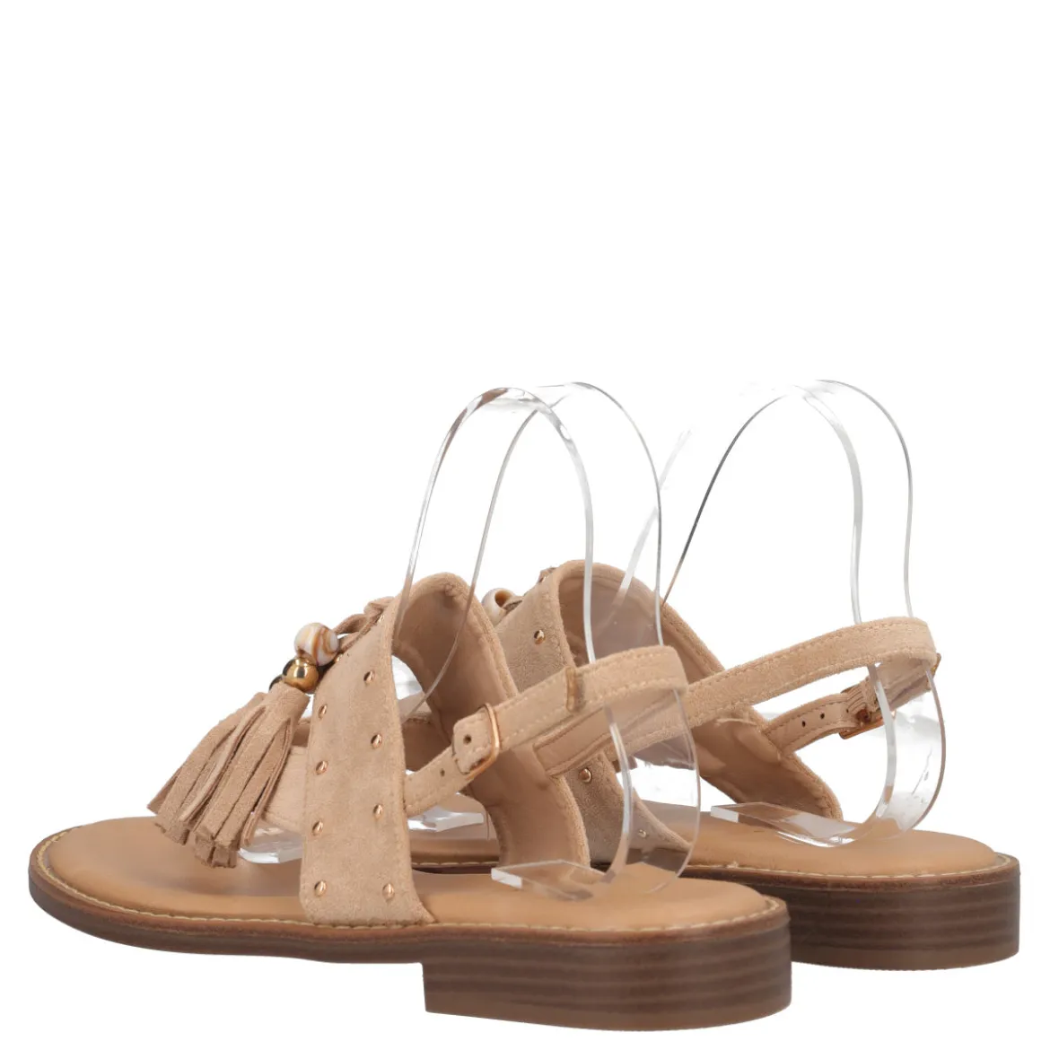 Sandali Infradito Donna Beige
