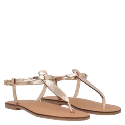 Sandali Infradito Donna Oro Metallizzato