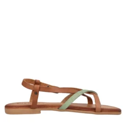 Sandali Infradito Donna Verde e Marrone