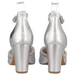 Sandalo con Tacco 8 cm Donna Silver