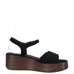 Sandalo con Zeppa Donna Nero